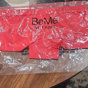 BeMe New York Women’s Red Seamless Boyshort Panty  Size Small